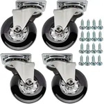 SO-TECH&reg; M&ouml;belrolle Lenkrollen SWIFT inkl. Schrauben, belastbar bis 35 kg /...