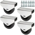 SO-TECH&reg; M&ouml;belrolle Bockrollen PASSAU Unterbaurollen inkl. Schraubenset,...