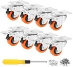 LuxusKollektion Schwerlastrolle Lenkrollen 50mm Schwerlast 68kg Bremse 50mm (8er