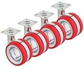 SO-TECH&reg; M&ouml;belrolle Premium Lenkrolle Durchmesser 75 mm, H&ouml;he 98,5 mm,...