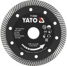 Yato Diamanttrennscheibe Diamanttrennscheibe Turbo 125x22,2mm f&uuml;r Feinsteinzeug