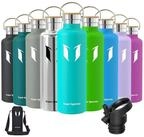 LuxusKollektion Thermoflasche Trinkflasche Edelstahl Auslaufsicher BPAfrei 500ml 1000