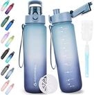 LuxusKollektion Trinkflasche Trinkflasche 1l aus Tritan BPA-frei Kohlens&auml;ure