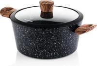 Westinghouse Bratpfanne Braadpan &Oslash; 24 cm Induktion inkl. Deckel Black Marble...