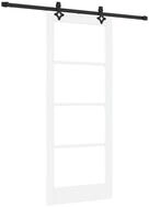 vidaXL Haust&uuml;r Schiebet&uuml;r ORKDAL 83 x 202 cm Massivholz Kiefer und Glas (1-St)