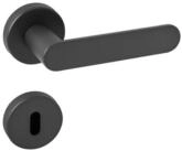 SO-TECH&reg; Dr&uuml;ckergarnitur T&uuml;rdr&uuml;cker SAM Aluminium Oval Rosette, Buntbart