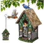 LuxusKollektion Nistkasten Vogelhaus Harz H&auml;nge Nistkasten Wetterfest Deko