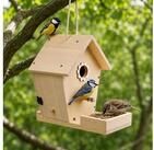 LuxusKollektion Vogelhaus Vogelhaus Bausatz Kinder Holz zum Bemalen