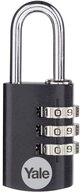 Yale Vorh&auml;ngeschloss YALE YE3CB/20/121/1/BK Vorh&auml;ngeschloss 20 mm Schwarz