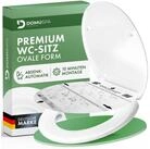 DomuSPA WC-Sitz Toilettendeckel mit Absenkautomatik &ndash; antibakterieller WC Sitz