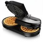 Arendo Waffeleisen doppelt f&uuml;r 2 Belgische Waffeln, 1400 W, Temperaturregler,...