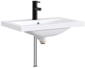 vidaXL Badezimmerspiegelschrank Waschbecken f&uuml;rs Badezimmer Matt Schwarz 61 x...