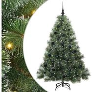 vidaXL LED Baum K&uuml;nstlicher Weihnachtsbaum mit 150 LEDs Gr&uuml;n 150 cm PE und PVC