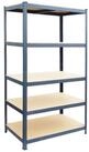 relaxdays Schwerlastregal 5 Ebenen Metall, 1-tlg., 40 x 100 x 180 cm