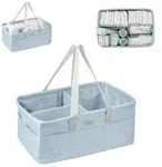 Kikkaboo Wickeltasche 311080601 (1-tlg), faltbar, abnehmbare Trennwand,...