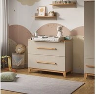 VitaliSpa&reg; Wickelkommode Malia, Cashmere/Artisan, 108 x 98 cm mit 2 Schubladen