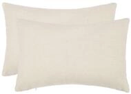 vidaXL Kissenbez&uuml;ge vidaXL Kissenbezug 2 pcs HEERLEN Creme 50 x 70 cm Boucl&eacute;