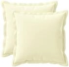 vidaXL Kissenbezug Kissenbezug 2 stk. HOUTEN Creme 40 x 40 cm Polyester, (2...