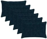 vidaXL Kissenbezug Kissenbezug 6 stk. HOUTEN Marineblau 40 x 60 cm, (6 St&uuml;ck)
