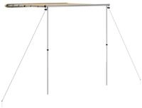 vidaXL Kuppelzelt Wohnwagen-Markise 1,8x2x2,15 m Beige, (1 tlg)
