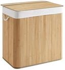 hjh LIVING W&auml;schesortierer W&auml;schekorb Falster Xxl B Bambus, Stoff (1 St),...