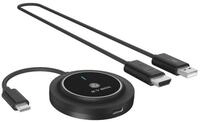 ICY BOX IB-WL101 Transmitter USB-C zu HDMI Kabellos Eingabeger&auml;te-Set