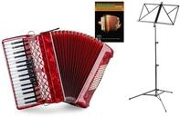 Classic Cantabile Knopf-Akkordeon "Secondo V" - 72 Bass Tastenakkordeon -...