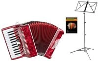 Classic Cantabile Knopf-Akkordeon "Secondo V" - 48 Bass Tastenakkordeon -...
