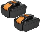 Extensilo Akku passend f&uuml;r Worx WX176, WX176.3, WX176.9, WX178.9, WX183,...