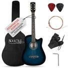 Rocktile Westerngitarre WSD-5C Slim Line Akustikgitarre Set - Dreadnought...
