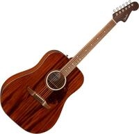 Fender Westerngitarre Fender California Deluxe Redondo Mahagon Natural,...