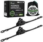 LuxusKollektion Spanngurt Spanngurt Automatik 25mm 360cm 800kg T&Uuml;V 2 St&uuml;ck...