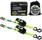 LuxusKollektion Spanngurt Spanngurt Automatik 25mm 680kg Ratsche Motorrad 2...