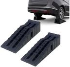 relaxdays Auffahrrampe Auto 2er Set (2-St), schwarz