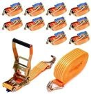 LuxusKollektion Spanngurt Spanngurte 10er 4000kg Ratsche 5m LKW Anh&auml;nger 4T...