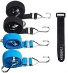 LuxusKollektion Spanngurt Spanngummi 4erSet Haken Spanngurte Gep&auml;ckspanner 4
