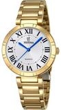 Festina Quarzuhr F16938/3, Damenarmbanduhr Mademoiselle Quarz Goldfarben