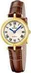 Festina Quarzuhr F20788/2, f&uuml;r Damen-Uhr Quarz mit Lederband Braun/Goldfarben
