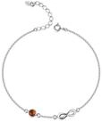 Zeeme Armband 925/- Sterling Silber Bernstein