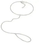 Elli Armband Handkette Wei&szlig; 925 Silber, mit Kristallen von Swarovski&reg; (kein...
