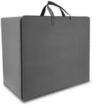 Klappmatratze Aufbewahrungstasche f&uuml;r Decken, Kissen, VS95 65x75x42 cm Grau,