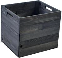 Kistenkolli Altes Land Allzweckkiste Holzkiste schwarz lasiert passend f&uuml;r...