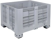 BRB-Lagertechnik Aufbewahrungsbox Palettenbox, LxBxH 1200x1000x760 mm,...