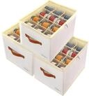 LuxusKollektion Schuhbox Schuhaufbewahrung Organizer Schuhboxen 36 Zellen 3...