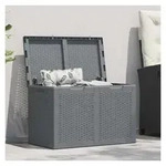 furnicato Gartenbox Auflagenbox Polypropylen Rattan-Optik 80,5 x 44,5 x 51 cm...