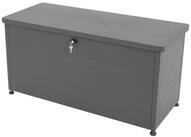 DEGAMO Kissenbox BREMEN, Stahl anthrazit wetterfest, 200 Liter, 115x50x58cm
