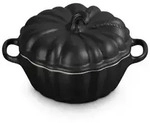 LE CREUSET Auflaufform LeCreuset F&ouml;rmchen K&uuml;rbis Steinzeug, Auswahl Schwarz,