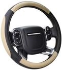 LuxusKollektion Lenkradbezug Lenkradbezug Antirutsch Stil B-2 Beige und Schwarz...