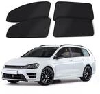 LuxusKollektion Autosonnenschutz Sonnenschutz Seitenscheibe 4er Set magnetisch...