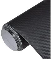 vidaXL Aufkleber Autofolie 3D Schwarz 100x150 cm, (1tlg), Autofolie 3D Schwarz